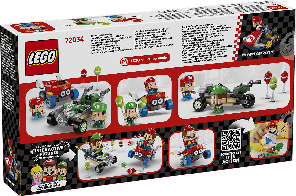 LEGO Super Mario Kart - Baby Mario vs. Baby Luigi