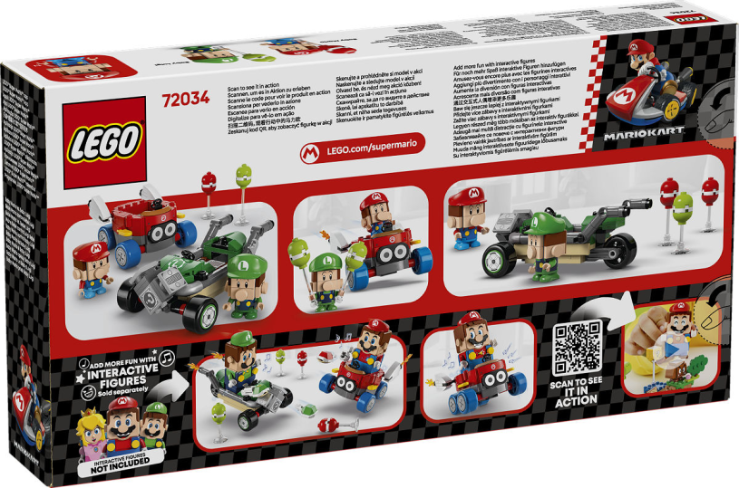 LEGO Super Mario Kart - Baby Mario vs. Baby Luigi
