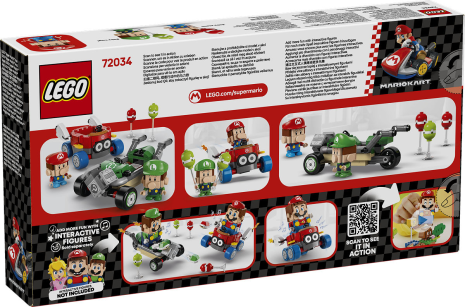 LEGO Super Mario Kart - Baby Mario vs. Baby Luigi
