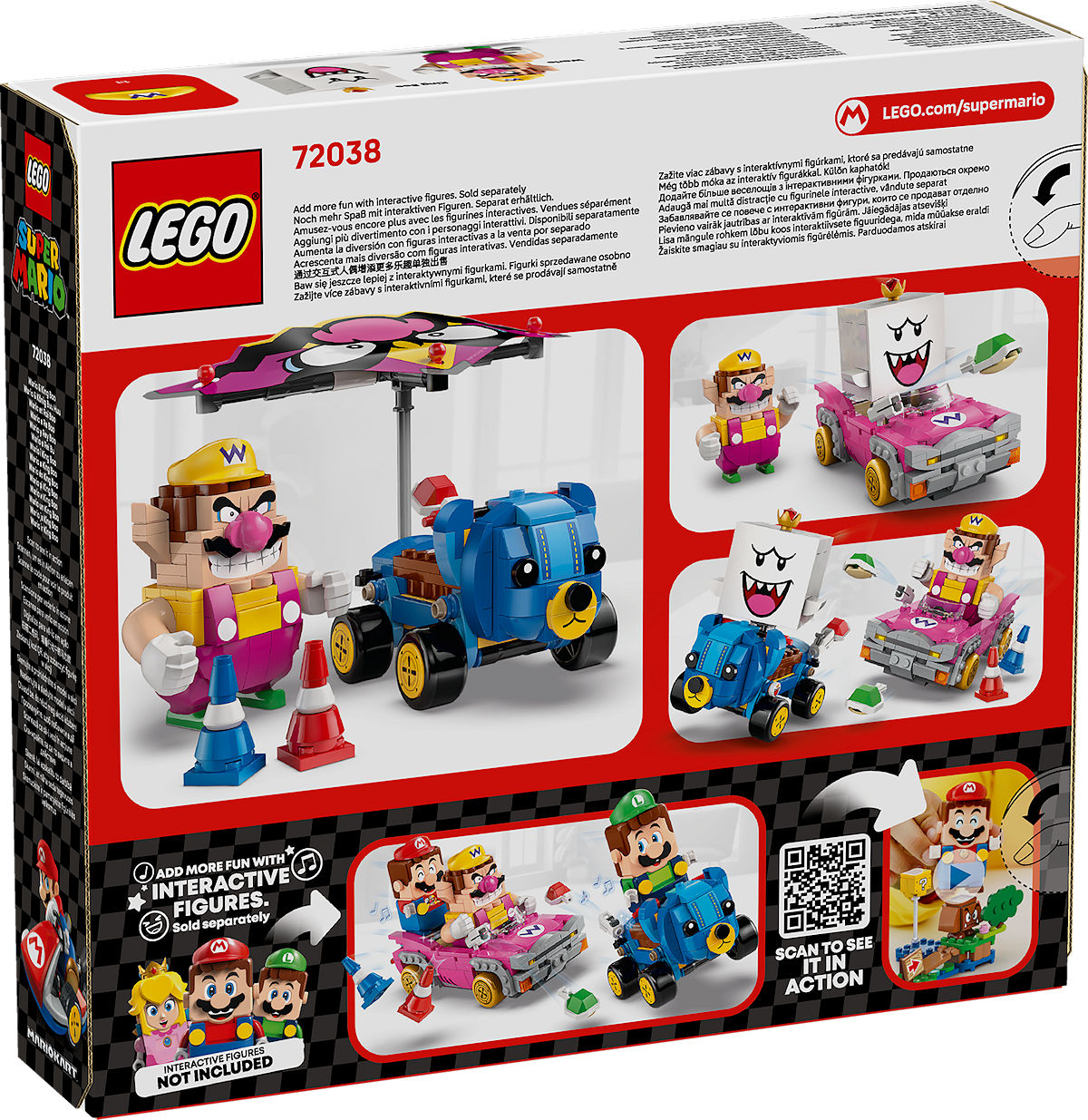 LEGO Super Mario Mario Kart – Wario en King Boo
