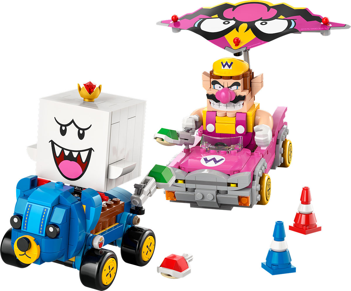 LEGO Super Mario Mario Kart – Wario en King Boo