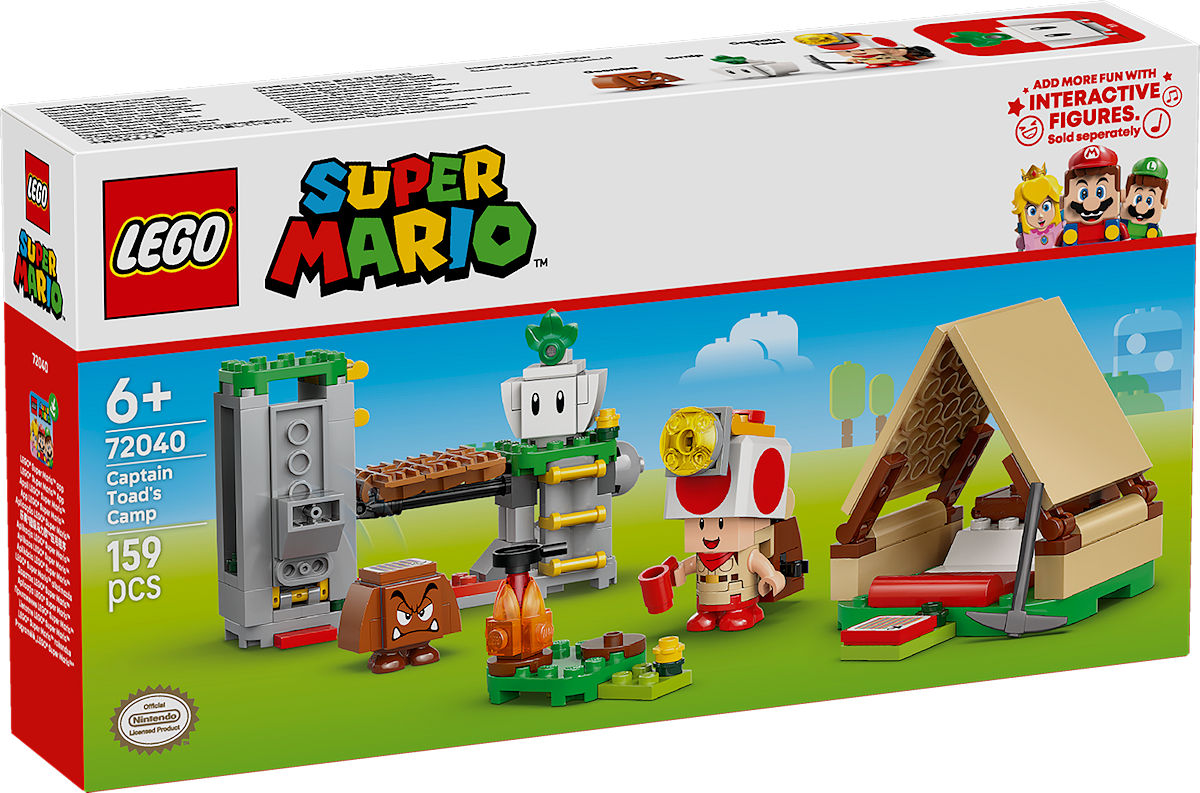 LEGO Super Mario Toad-baas' kampeerplaats