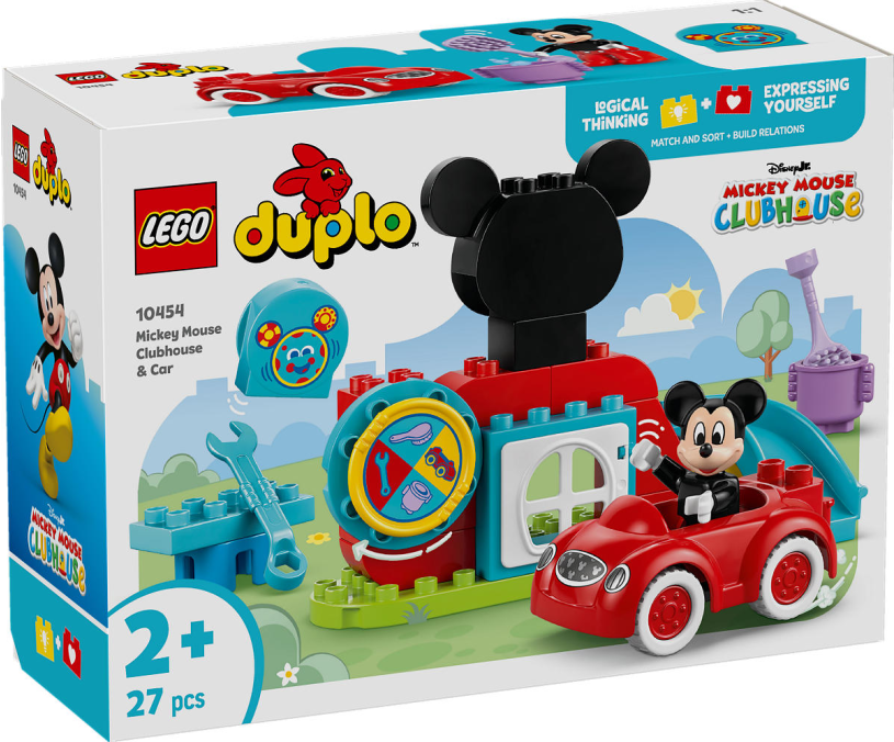 DUPLO Disney Mickey Mouse clubhuis en auto