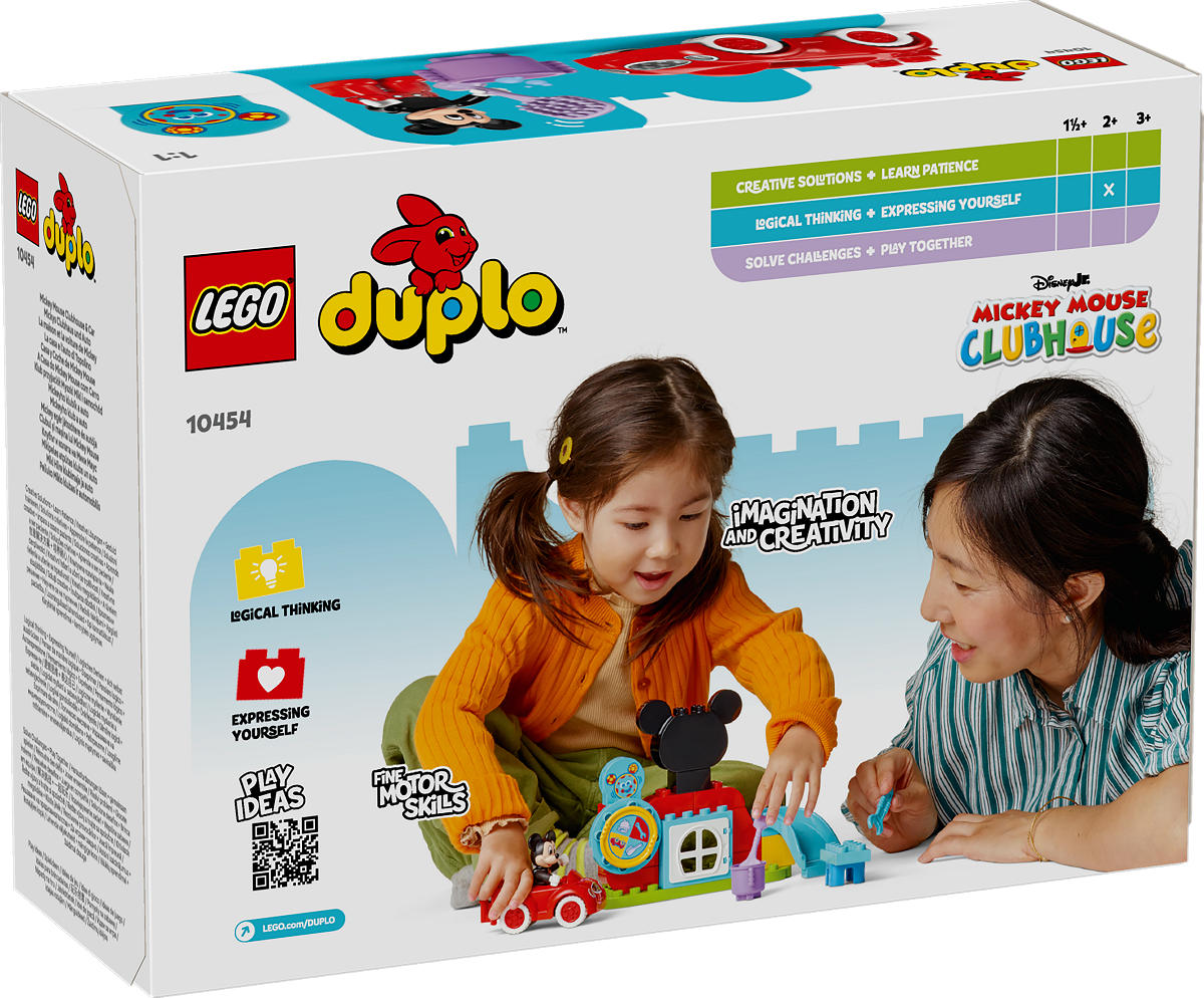 DUPLO Disney Mickey Mouse clubhuis en auto