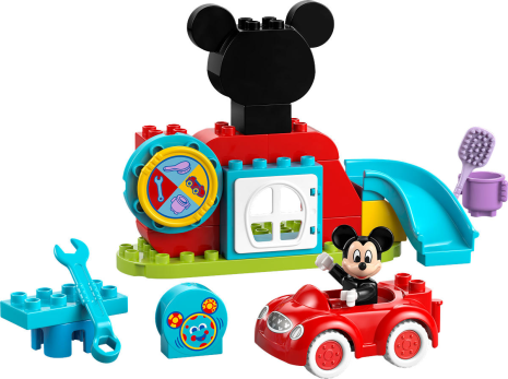DUPLO Disney Mickey Mouse clubhuis en auto