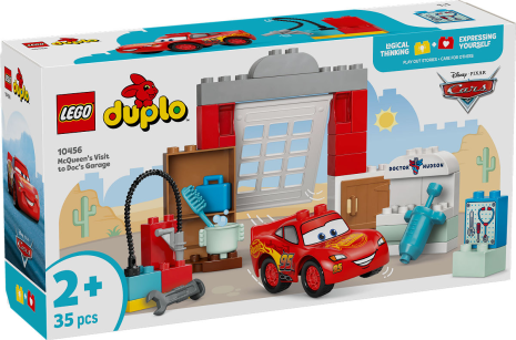 DUPLO Disney McQueens bezoek aan Docs garage