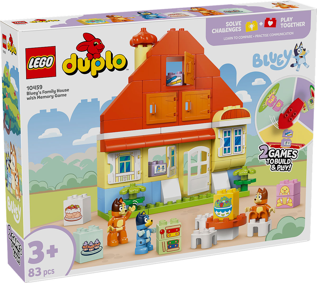 DUPLO Bluey Huis van Bluey en haar familie met geheugenspel
