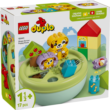 DUPLO My First Vormenstoof: puppyhuis