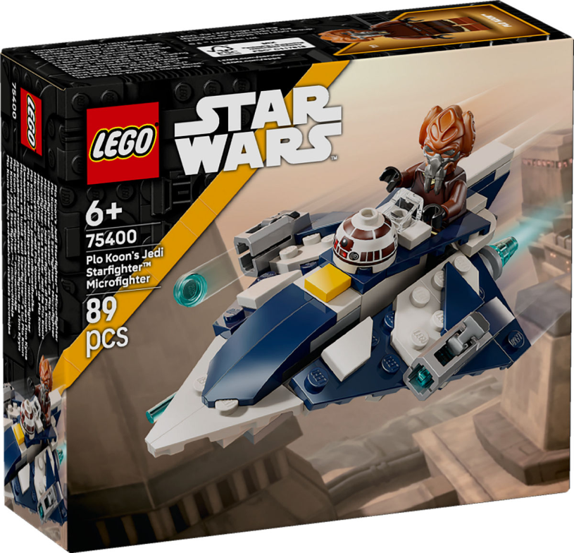 LEGO Star Wars Plo Koons Jedi Starfighter microfighter
