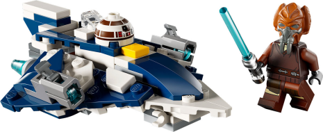 LEGO Star Wars Plo Koons Jedi Starfighter microfighter
