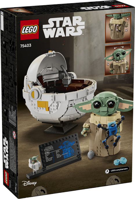 LEGO Star Wars Grogu met zweefkinderwagen