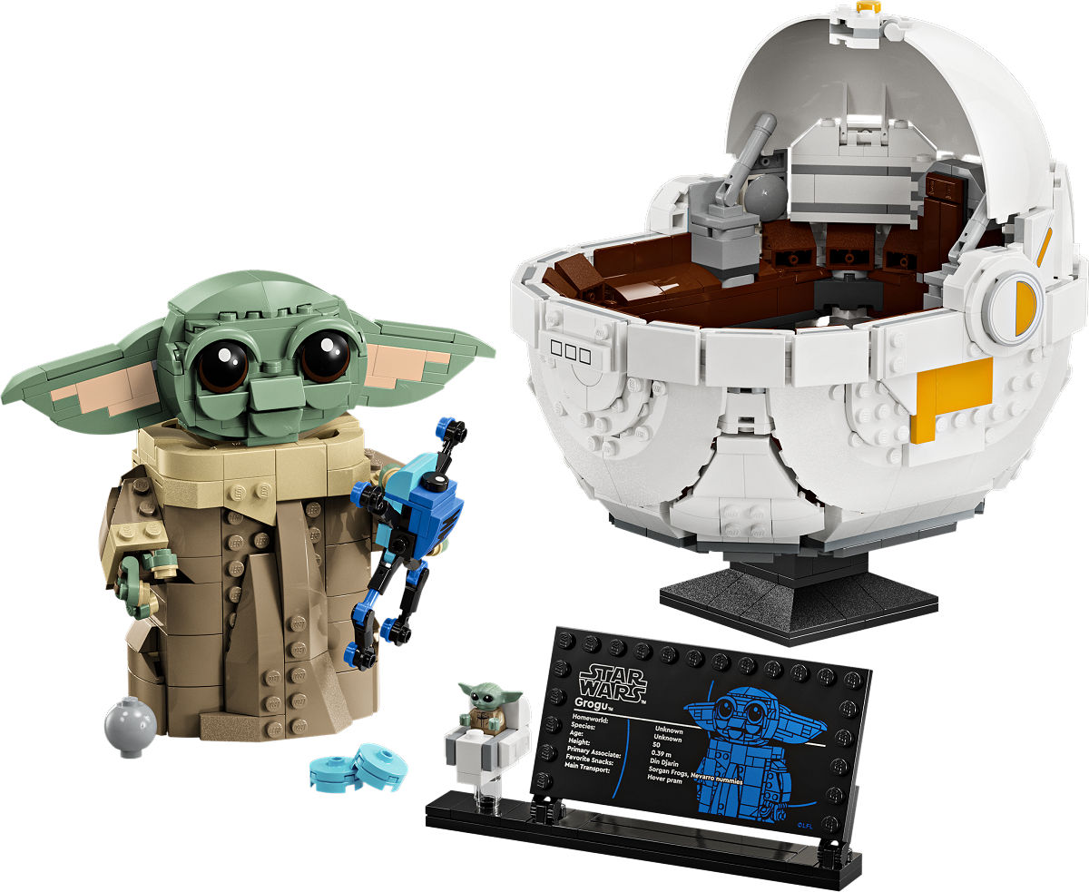 LEGO Star Wars Grogu met zweefkinderwagen
