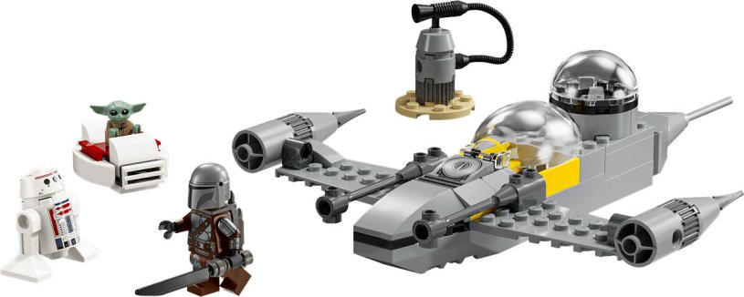 LEGO Star Wars Mando en Grogu's N-1 Starfighter