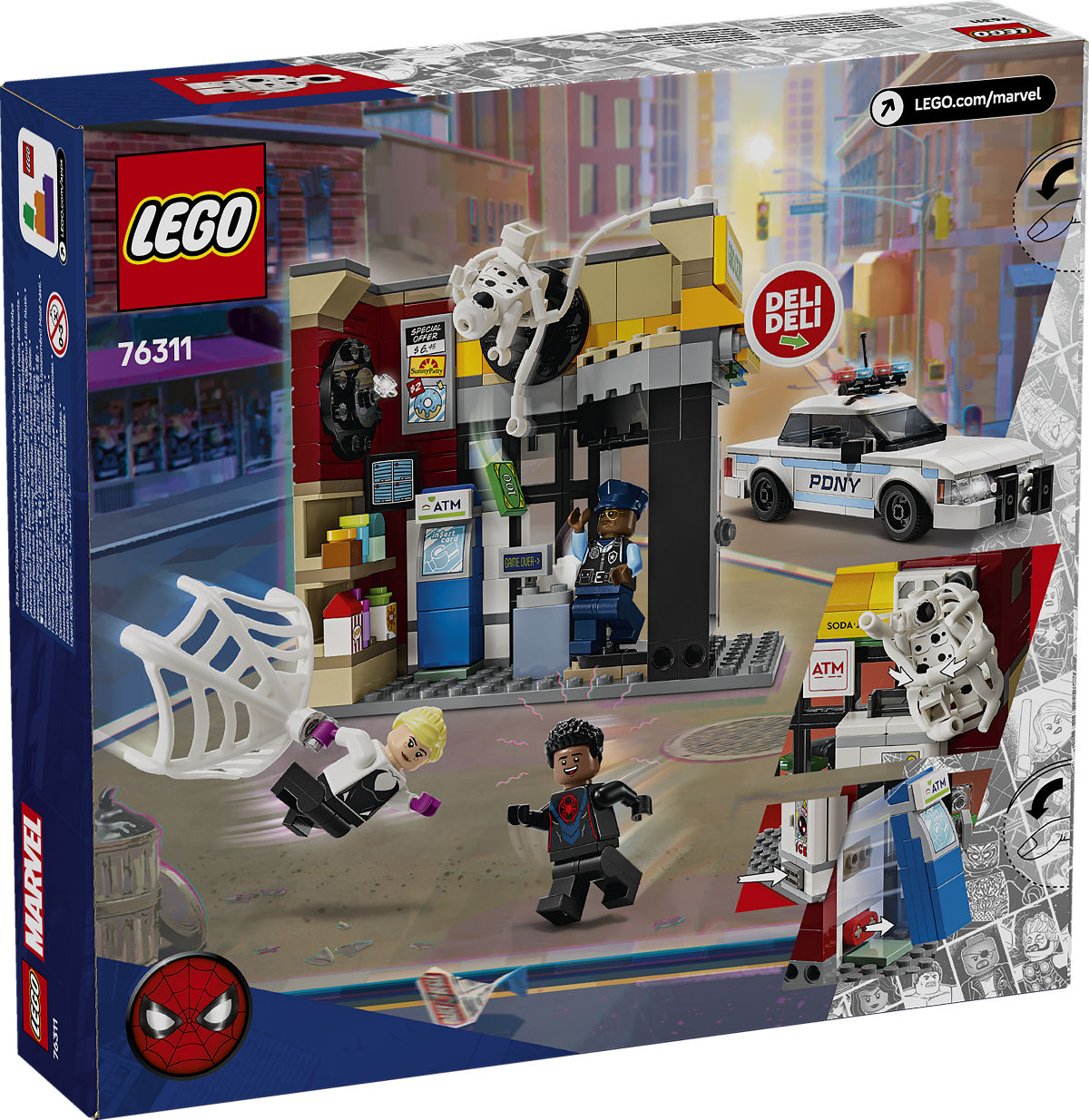 LEGO Super Heroes Spider-Verse: Miles Morales vs. auto