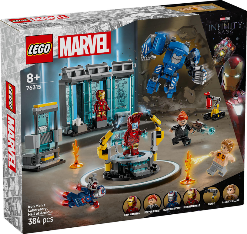 LEGO Super Heroes Iron Mans laboratorium: harnasruimte
