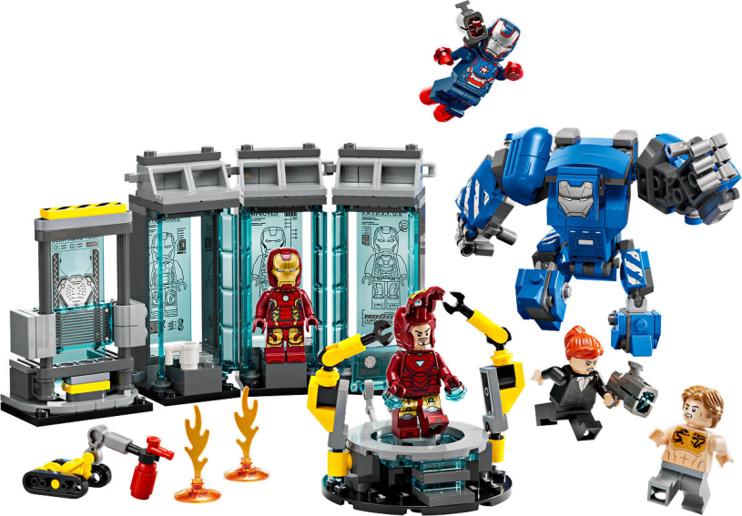 LEGO Super Heroes Iron Mans laboratorium: harnasruimte