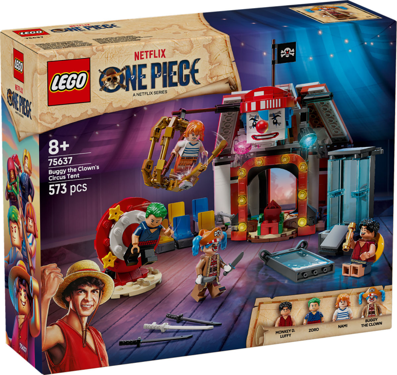 LEGO ONE PIECE Circustent van Buggy de Clown