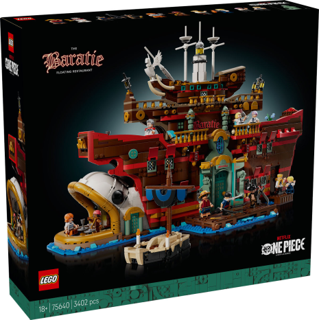 LEGO ONE PIECE Het drijvende restaurant Baratie