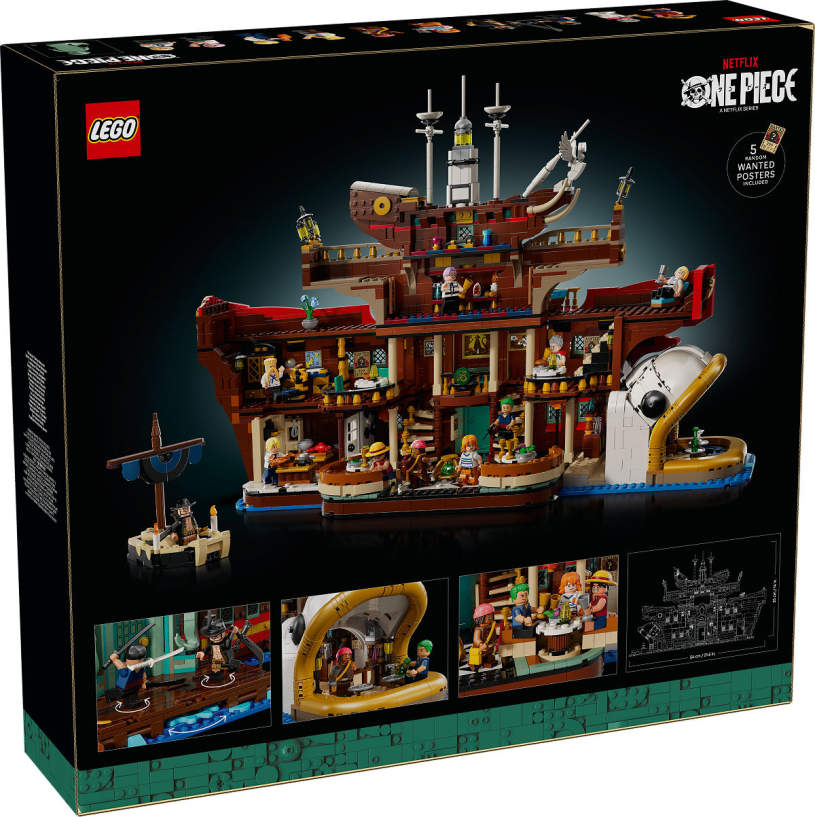 LEGO ONE PIECE Het drijvende restaurant Baratie