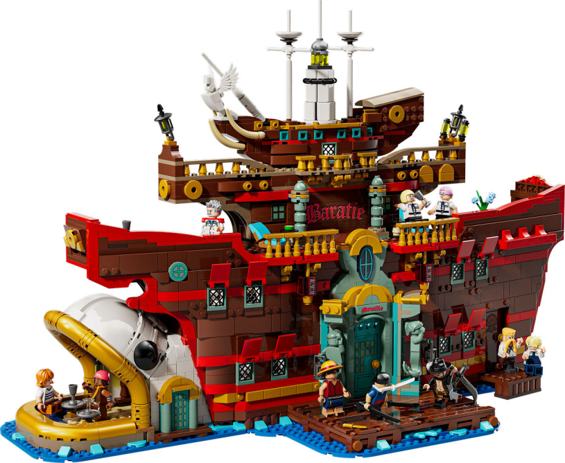 LEGO ONE PIECE Het drijvende restaurant Baratie