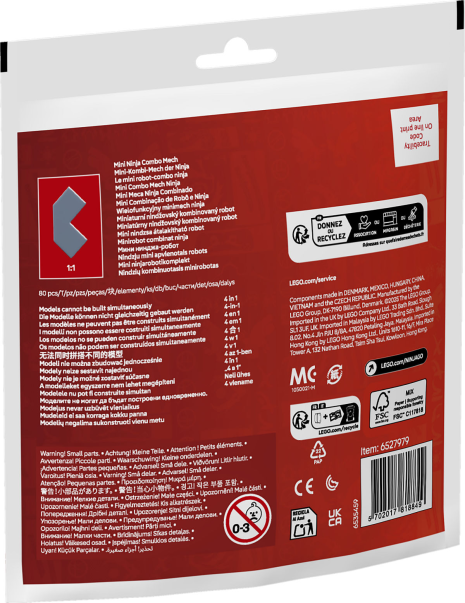 LEGO Impulse Bags - Mini ninja combomecha