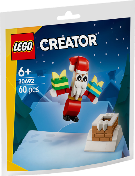 LEGO Impulse Bag - Kerstman in de schoorsteen