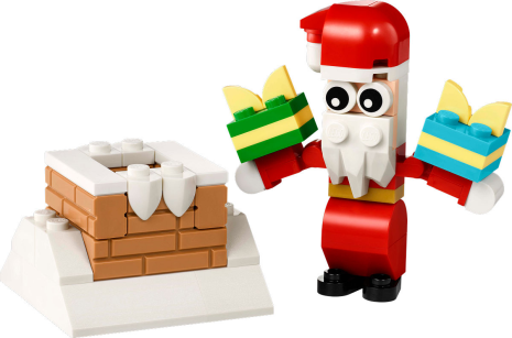 LEGO Impulse Bag - Kerstman in de schoorsteen