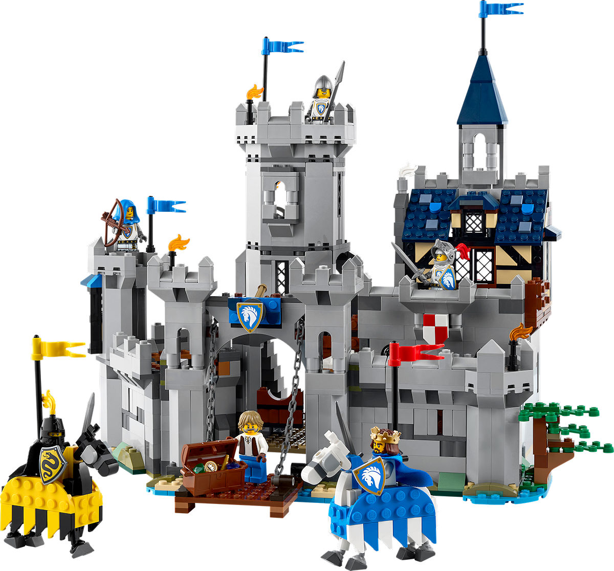 LEGO CREATOR Middeleeuws kasteel met ridders te paard