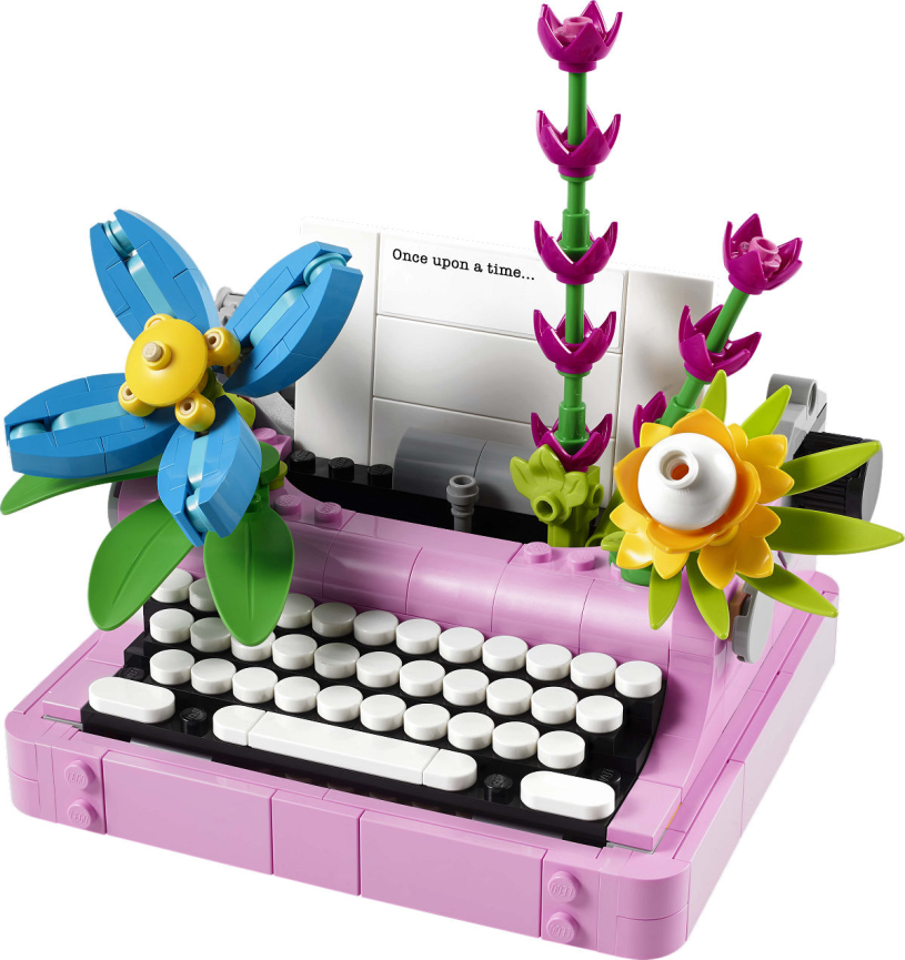 LEGO Creator Typemachine met bloemen