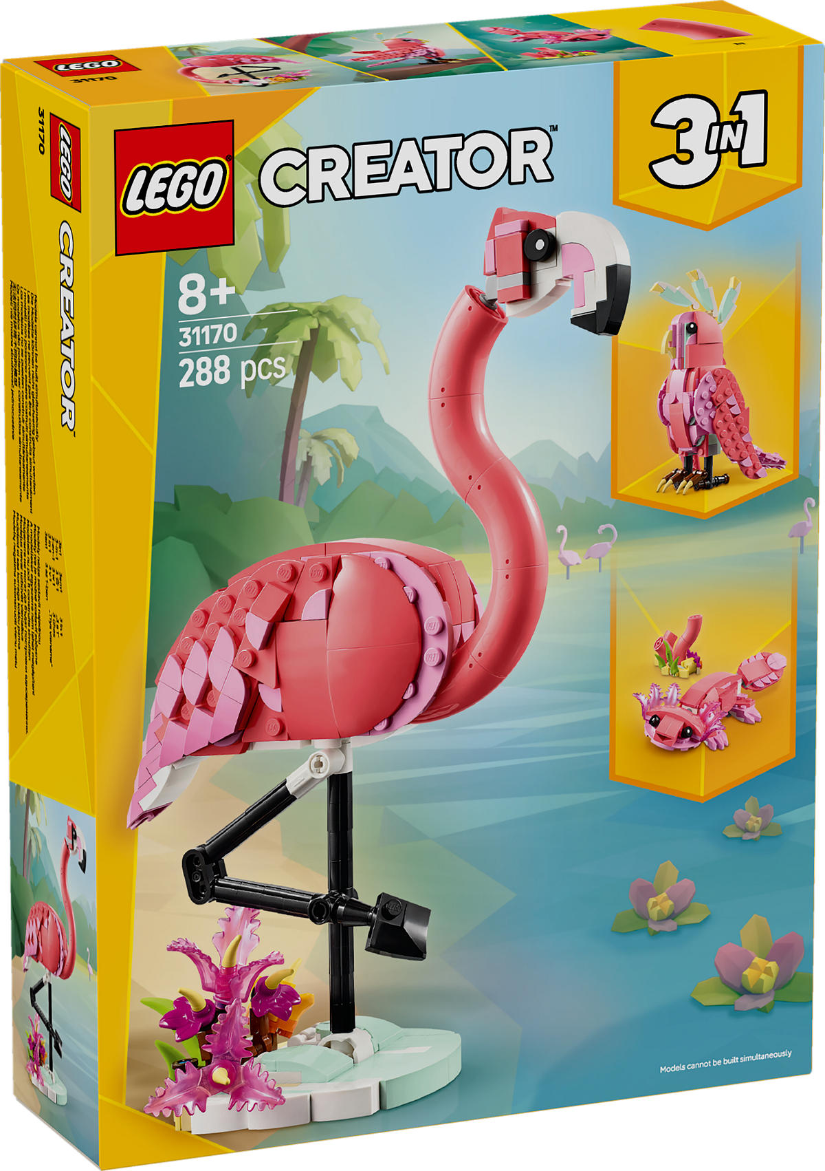 LEGO CREATOR Wilde dieren: roze flamingo