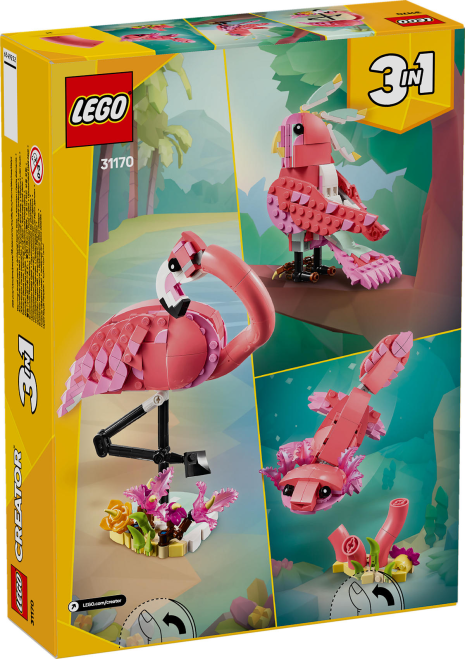 LEGO CREATOR Wilde dieren: roze flamingo