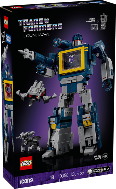 LEGO Icons Transformers: Soundwave