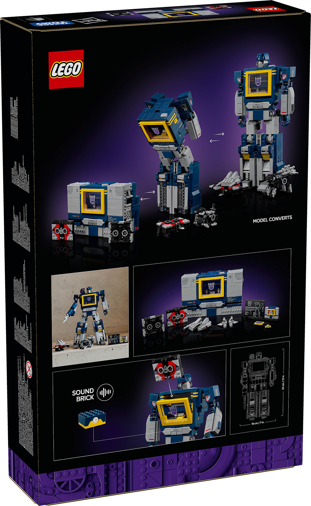 LEGO Icons Transformers: Soundwave