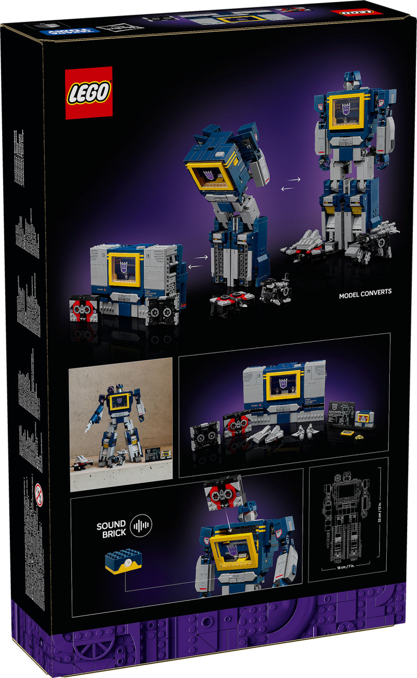 LEGO Icons Transformers: Soundwave
