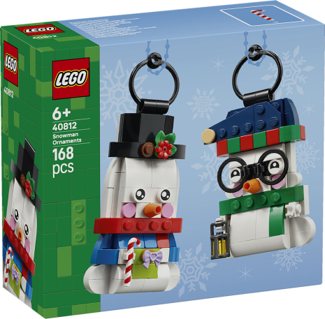 LEGO Iconic Sneeuwpopornamenten