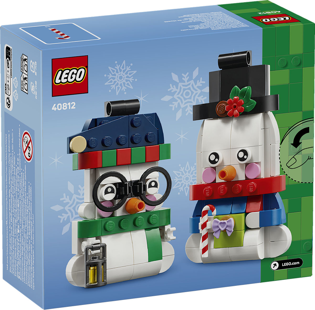 LEGO Iconic Sneeuwpopornamenten