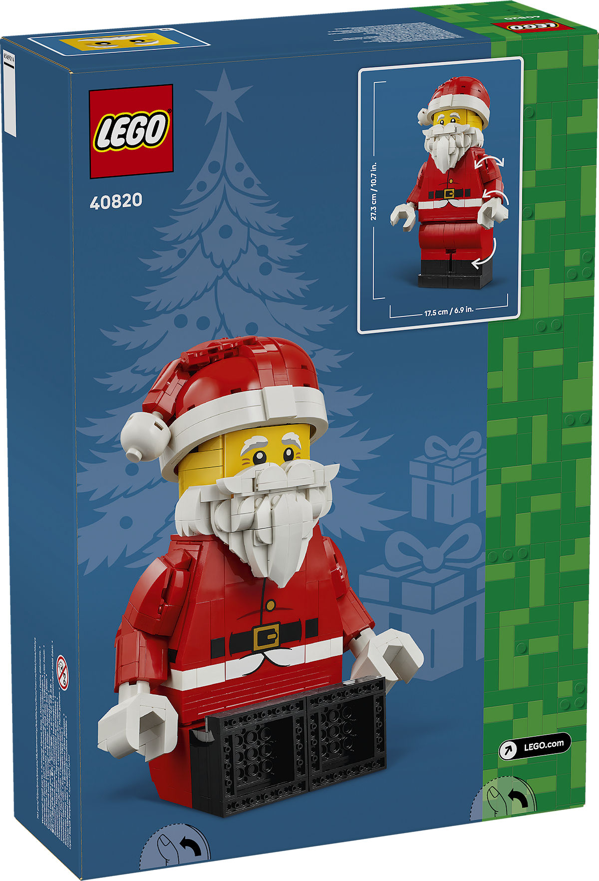 LEGO Iconic Grote minifiguur van de Kerstman