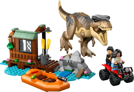 LEGO Jurassic World T. rex rivierontsnapping