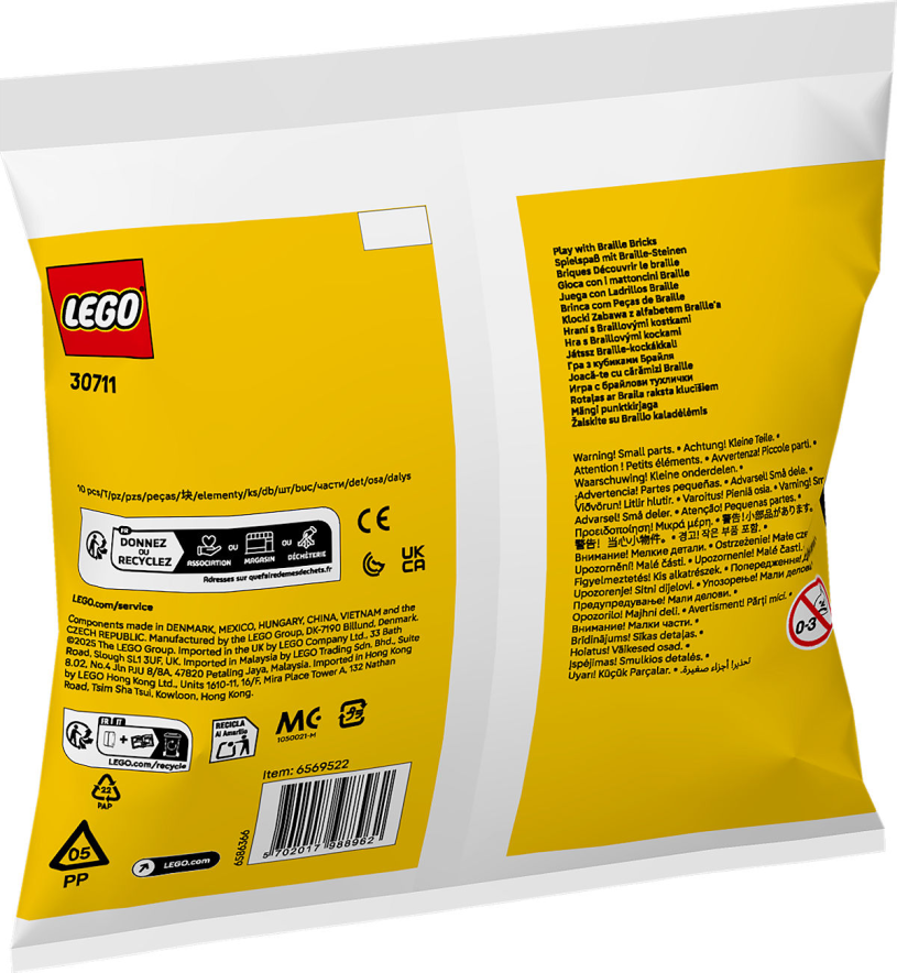 LEGO Impulse Bag - Spelen met braillestenen