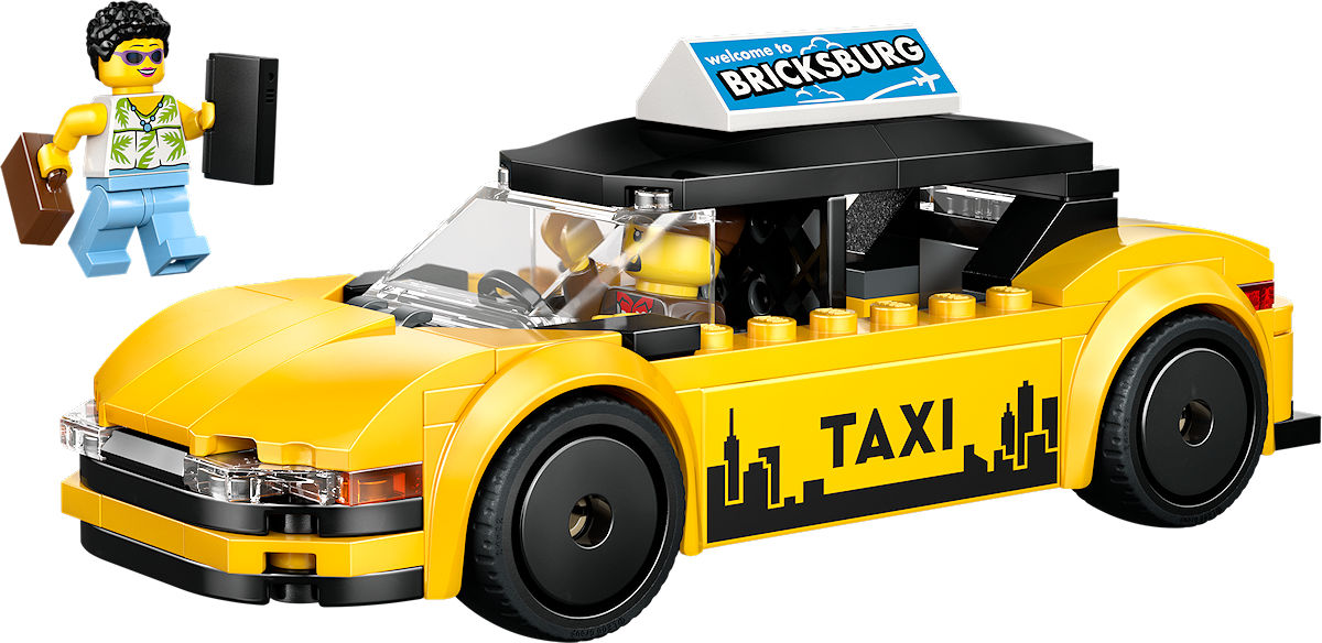 LEGO City Gele taxi