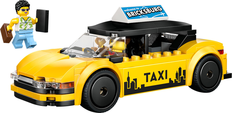 LEGO City Gele taxi