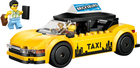 LEGO City Gele taxi
