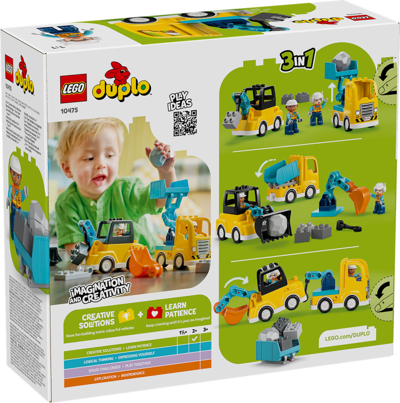 DUPLO Town 3-in-1 bouwvoertuigen
