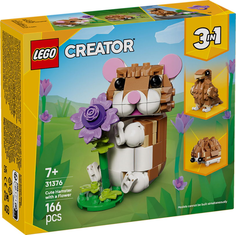 LEGO CREATOR Schattige hamster met bloem