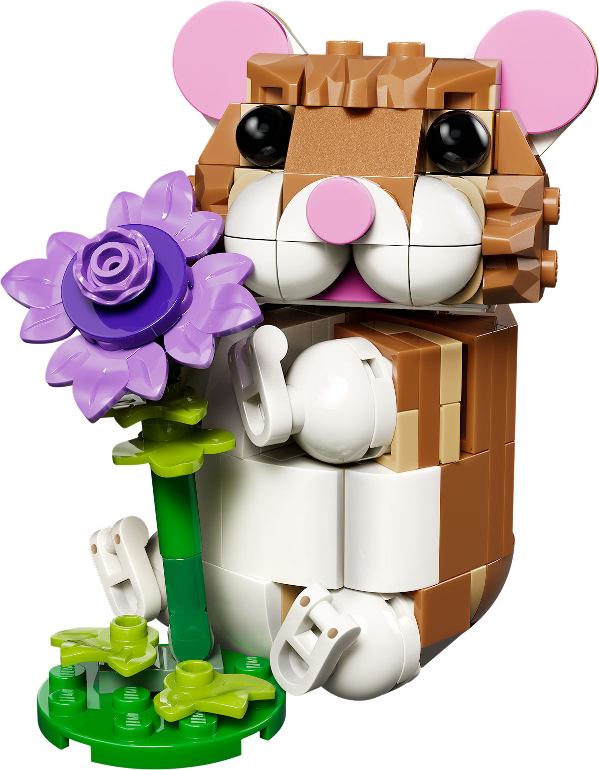 LEGO CREATOR Schattige hamster met bloem