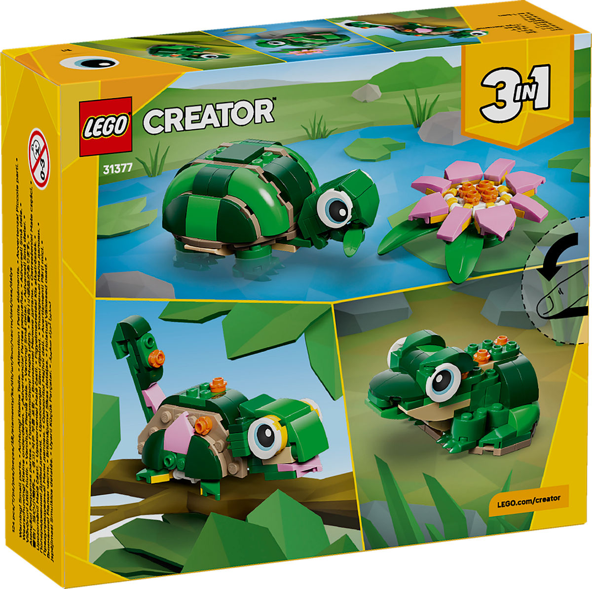 LEGO CREATOR Schildpad met waterlelie
