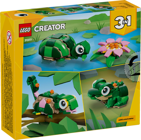 LEGO CREATOR Schildpad met waterlelie