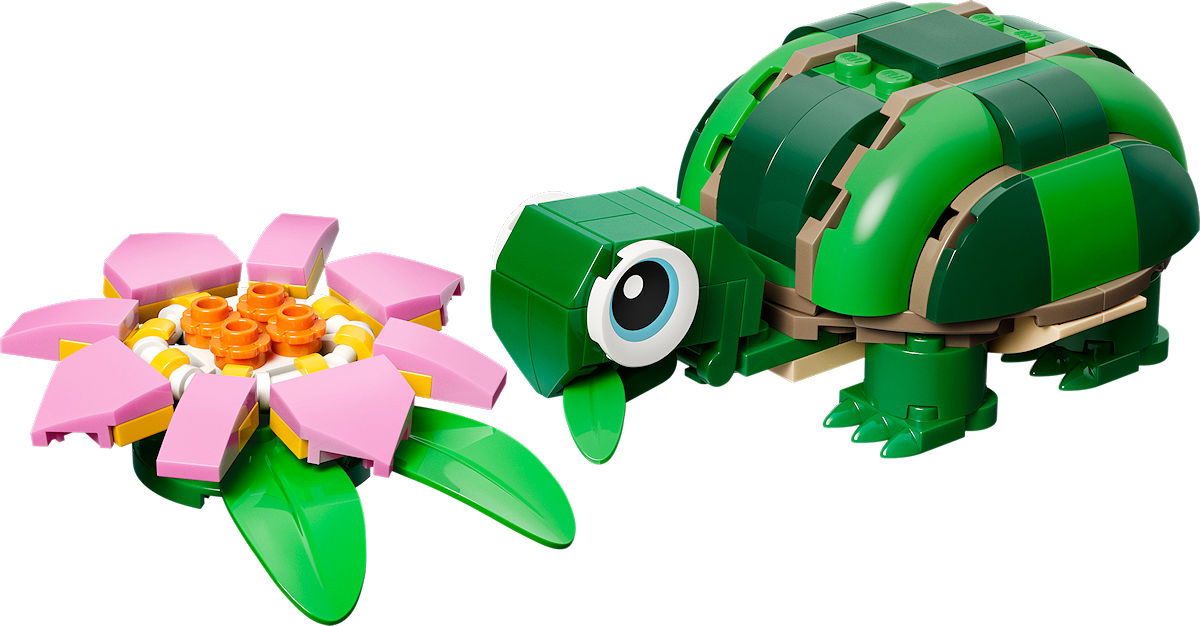 LEGO CREATOR Schildpad met waterlelie