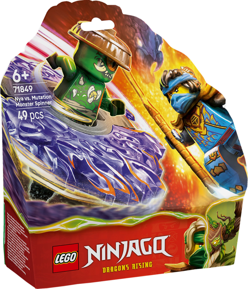 LEGO Ninjago Nya vs. mutatiemonster in spinner