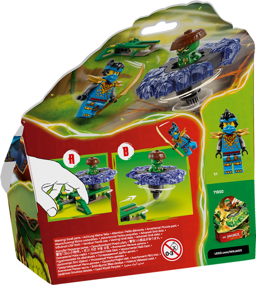 LEGO Ninjago Nya vs. mutatiemonster in spinner